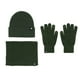thumbnail image 1 of Conjunto de tres piezas de guantes, gorros y bufandas de punto cálidos de estilo europeo e invernal con terciopelo grueso y gorro. Bufandas, gorros y mitones para mujer., 1 of 2