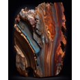 thumbnail image 4 of Maki 20x24 Black Modern Wood Framed Wall Art Titled - A Petrified Classic Iii, 4 of 6