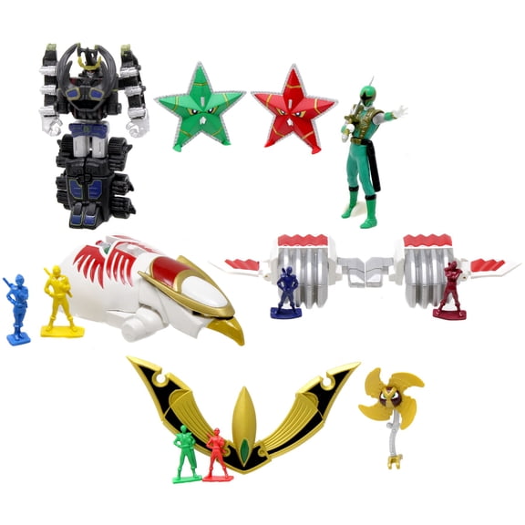 Bandai America 4  Ninja Storm, Capsule Packaging, PVC, 6 Count