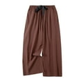 thumbnail image 3 of SIYUDAN Womens Pants Women Casual Pants Coffee Adult Womens Pants Comfy Fit Pants For Women Wide Leg Pants For Women Fall Pants For Women 2025, 3 of 3