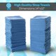 thumbnail image 2 of Shop Towels SIMPLI-MAGIC Premium 35 x 30 cm, color azul comercial, paquete de 100, 2 of 7