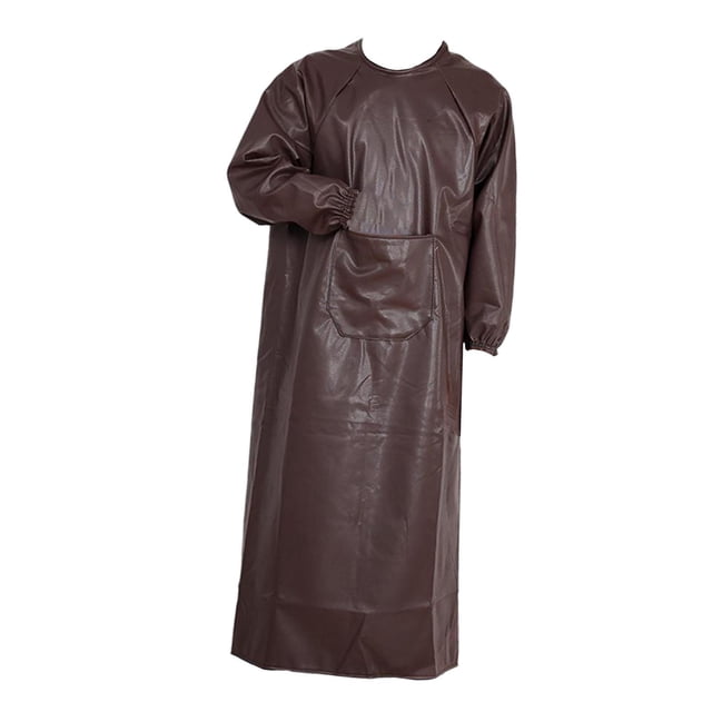 GUOOL Tablier de Soudage Résistant au Feu Confort pour Adultes Soudeurs Hommes Femmes Café