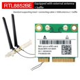 thumbnail image 2 of RTL8852BE WIFI6 Card+Antennas with Baffles AX1800M WiFi Bluetooth5.2 2.4GHz/5GHz WIFI Card 802.11ax for Win10/Win11, 2 of 5