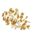 thumbnail image 2 of kurtrusly Earring Stud Base Multi Handmade Personality Ear Pins Setting Lady Decorations Daily Jewelry Making Tool Wedding Beach Gold 3mm 1Set, 2 of 6