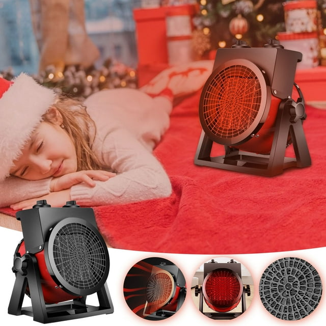 Dvkptbk Electric Heater Office Electric Heater Household Small Sun Industrial Heater Small Energy-Saving Electricity-Saving Speed