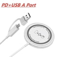 thumbnail image 5 of Magnetic Wireless Charger，Wireless Charging Pad Compatible with iPhone 17/16/15/14/13/12 Pro Plus,Max & AirPods 4/3/2 Pro &iwatch，White, 5 of 7