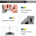 thumbnail image 4 of Coolnut Stylish Christmas Tree Kitchen Sink Splash Guard 2 Packs Faucet Absorbent Mats Faucet Handle Drip Catcher Quickly Drying Mat for Kitchen Counter Bathroom, 30"x5.5", 4 of 7