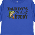 thumbnail image 4 of Inktastic Daddy's Fishing Buddy Boys Long Sleeve Toddler T-Shirt, 4 of 5