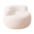thumbnail image 3 of Reposapiés Muebles Cómodo Sillón Decorativo Sofá Perezoso Decoración del Hogar Sofá Reposapiés Blanco, 3 of 9