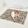 thumbnail image 2 of Beige Bigfoot and Pine Tree Pattern Blanket,Comfortable Soft Flannel Throw Blanket,All Season,Warm Lightweight Blankets for Sofa Bed Couch Living Room Chair,30"x40", 2 of 4
