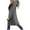 #Gray, variant on George Women's Casual Warm Solid Color Loose Long Sleeve Hooded Woolen Coat for Winter,White,Big and Tall Men XL