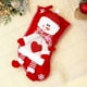 thumbnail image 4 of Knitted Christmas Stockings With Santa Claus And Snowman Designs Red Gift Bags Ideal For Christmas Tree Hanging Decoration, 4 of 6