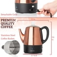 thumbnail image 4 of Percolador de Café Eléctrico Mixpresso Cobre para Camping 4 Tazas Mixpresso NA, 4 of 5