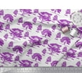 thumbnail image 3 of Soimoi Purple Cotton Voile Fabric Sketch Tree Fabric Prints By Yard 42 Inch Wide, 3 of 3