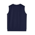 thumbnail image 4 of SAATLERI Mens Vests Casual V Neck Knitted Sleeveless Pullovers Knitwear Vests Solid Plain Relaxed Fit All Match Business Tops, 4 of 5