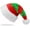 Red Green, variant on Minzimin Santa Hat Xmas Holiday Hat for Adults Unisex Christmas Hats for Christmas Holiday Party Supplies