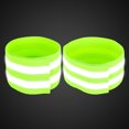 thumbnail image 3 of Bandas Reflectantes para Muñeca y Tobillo Unique Bargains Verde Equipo Deportivo Reflectante, 3 of 7