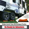thumbnail image 2 of SecurityMan Orange 13.94" x 9.69" x 6.65" Anti-Slip, RV Leveling Blocks, 2 Pack, 2 of 7