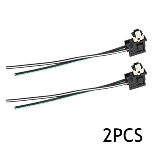2 uds lámpara halógena de coche faro enchufe arnés conector enchufe adaptador cable