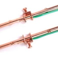 thumbnail image 4 of THE CIMPLE CO - 4ft Copper Grounding Rod 3/8 inches dia with Pre-Installed Ground Rod Clamp, Ten, 4 of 9