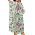 thumbnail image 4 of HELLHERO Pale Mint Green Beach Cover Ups Polyester Long Free Size Bathing Suit Coverups for Women, 4 of 6
