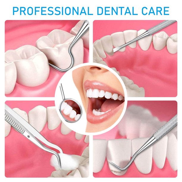 Dents Dentiste Bouche Miroir Gros Plan Examen Des Dents Avec Miroir Dentaire  Dents Idéales Outils Dentaires