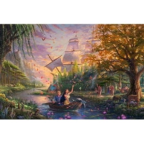 Ceaco Thomas Kinkade The Disney Collection Peter Pan S Neverland 750 Piece Jigsaw Puzzle Walmart Com Walmart Com