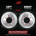 thumbnail image 4 of APF Front Brake Kit Rotors and Pads for Chevrolet Silverado 1500 HD 2001-06, 4 of 9
