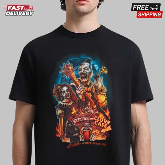 Halloween Horror Nights 2025 Killer Clown Gift T-Shirt