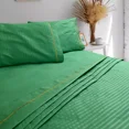thumbnail image 5 of Juego de Sábanas Matrimonial 2800 Hilos Extra Suave Premium Textura Rayada Soft Nature, 5 of 5
