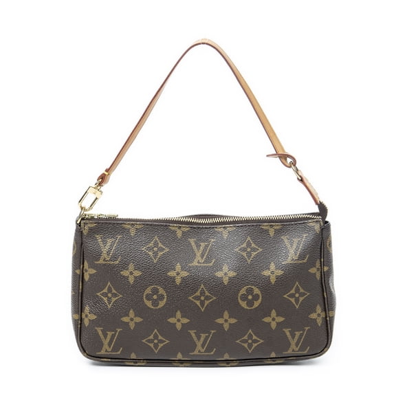 Pre-Owned Louis Vuitton Brown Accessory Pouch Handbag Monogram Canvas