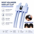 thumbnail image 4 of Voglyf Wireless Heated Volumizing Root Lift Clip Comb with LCD Display, Rechargeable Hair Root Fluffy Curling Clip for Instant Volume, Create Natural‑Looking Root Lift Hairstyle Hair,Blue, 4 of 5