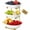 Gold, variant on Lifewit Plastic Fruit Bowl Basket for Kitchen Countertop, 3 Tier Fruit Holder with Gold Metal Stand, Serving Tray for Food, Vegetable, Cake, Dessert in Party
