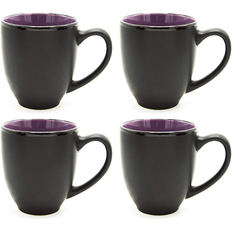 Miicol ceramic coffee Mugs Set, 14 Ounces Porcelain Mugs for