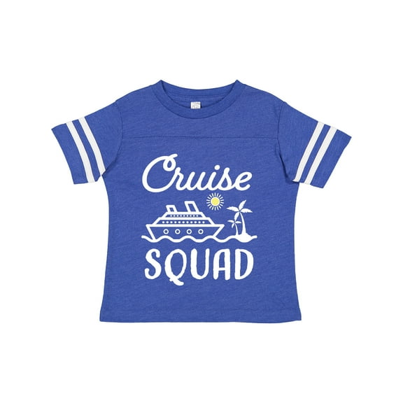 Inktastic Cruise Squad with Vector Cruise Ship and Palm Trees Boys or Girls Toddler T-Shirt