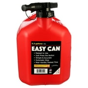 Easy Can 5 Gallon Gas Can with Flame Mitigation Device and Auto-Stop Nozzle