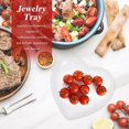 thumbnail image 5 of Dessert Tray Ceramic Heart Shape for Food Serving 1Pcs Ceramic Tray, 5 of 5