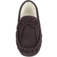 thumbnail image 2 of SNUGRUGS Womens Luxury Wool Suede Moccasin / Slipper with Rubber Sole (11 US, Dark Brown), 2 of 7