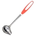 thumbnail image 2 of Anti-Slip Handle Stainless Steel Kitchen Sauce Ladle with Side Spout, Orange, 31*9, Stainless with Non Handle Small Spoon Polished Pouring Spout for Kitchen Cooking and Serving, 2 of 5