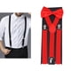 thumbnail image 3 of Conjunto de tirantes con pajarita Fernando para hombre y mujer Rojo, 3 of 8