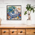 thumbnail image 2 of 5D DIY Kit Con Forma Especial Parcial Del Gato 30x30cm, 2 of 9