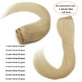 thumbnail image 6 of Benehair Clip In Human Hair Extensions Full Head Real Remy Hair Clip In Weft 8 Pcs Blonde Hair 8"-24" Long AAA+US HOT SALE, 6 of 11