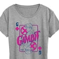 thumbnail image 3 of Marvel X-Men - Gambit Playing Card - Women's Short Sleeve Graphic T-Shirt, 3 of 5