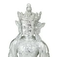 thumbnail image 4 of Studio 350 Silver Resin Bohemian Buddha Sculpture 8 x 5 x 12, 4 of 5