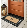 thumbnail image 5 of A1 Home Collections Outdoor Paisley Front Doormat, Black/Brown, 30 in x 18 in, 5 of 6