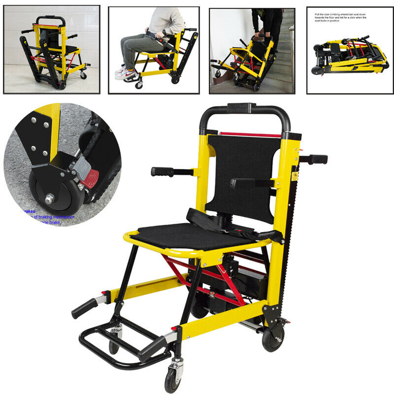 Vinmax Portable Electric Stair Chair Lift Battery Track Climbing