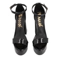 thumbnail image 2 of Zapatillas Mujer Plataformas Charol Miracol by Mama Lola negro 25, 2 of 5