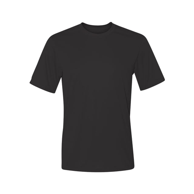 Camiseta de manga corta sin etiqueta Dri Dri, HANES, negro L Hanes Camiseta de manga corta