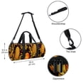 thumbnail image 5 of Thanksgiving Sleek 17.7" Sports Bag Ideal for Soccer Players and Travel Totes with Interior Zipper Pocket and Large Capacity, 5 of 6
