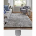 thumbnail image 3 of Feizy Indochine Modern Solid, Gray/Silver, 9' x 12' Area Rug Sheen Fade Resistant Luxury & Glam Floor Rug for Living room Bedroom, 3 of 10